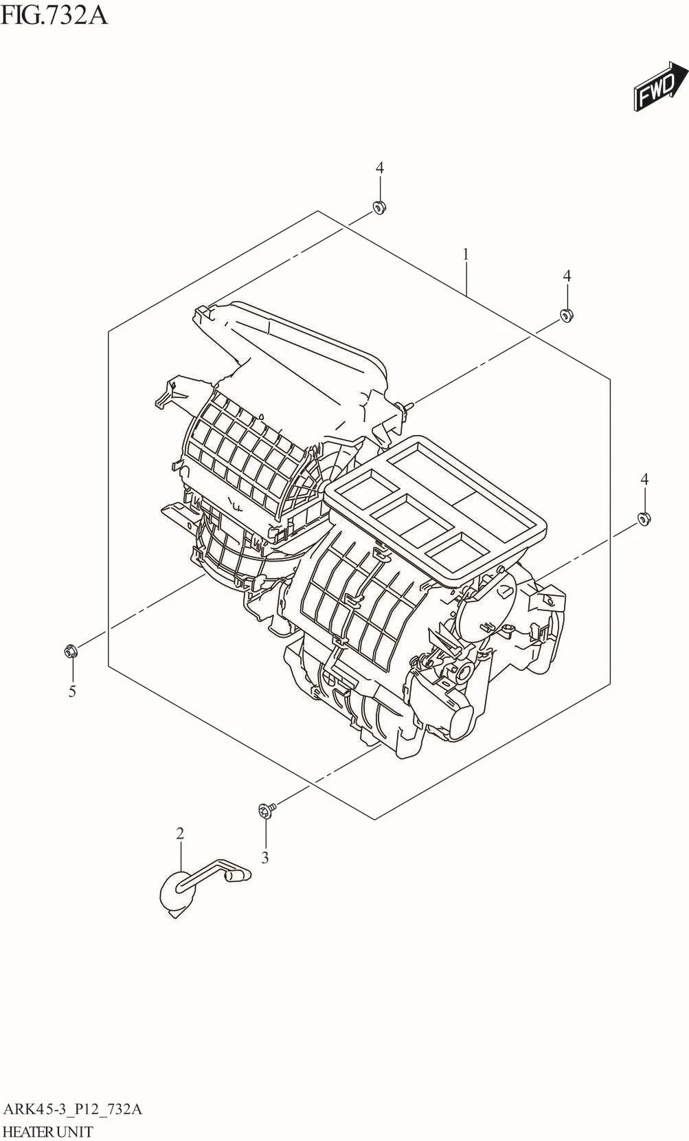 FIG. 732A HEATER UNIT