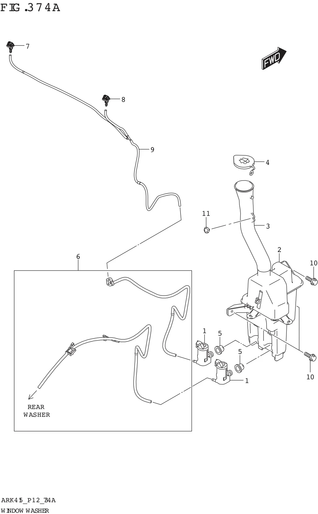 FIG. 374A WINDOW WASHER