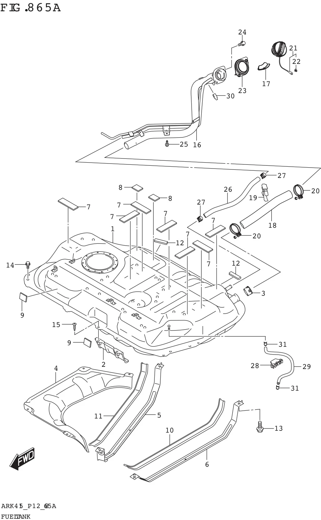 FIG. 865A FUEL TANK