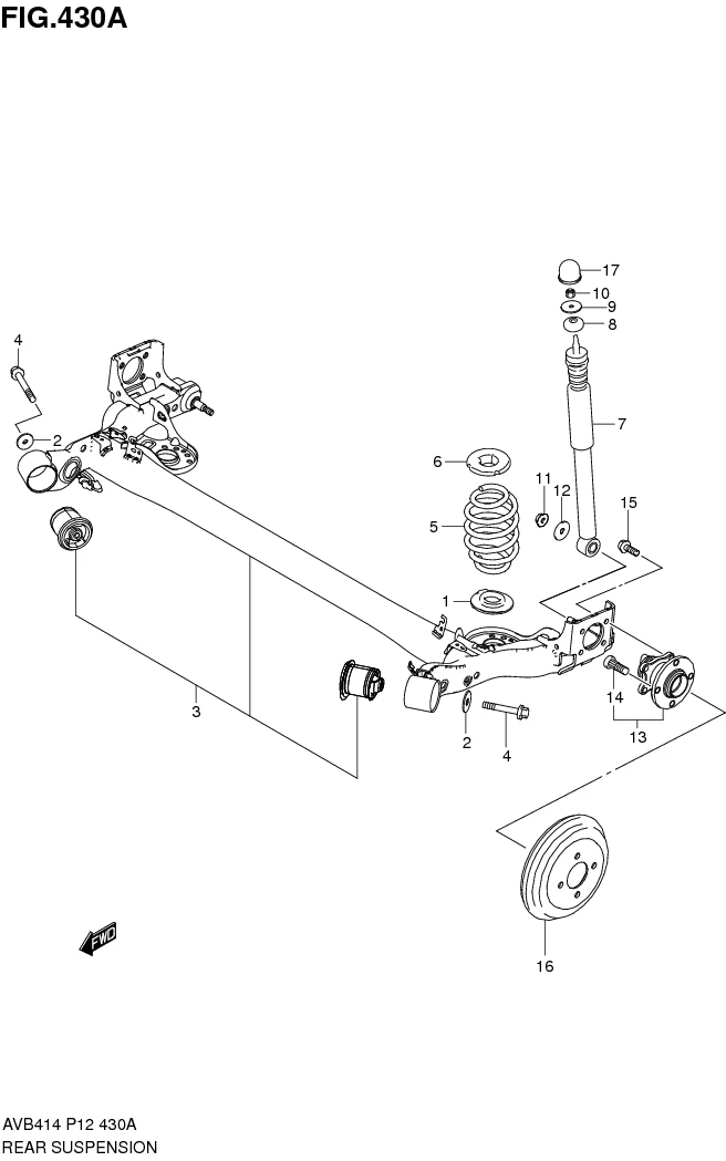 FIG.430A REAR SUSPENSION 