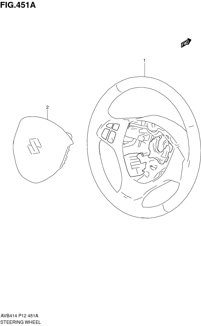 FIG.451A STEERING WHEEL 