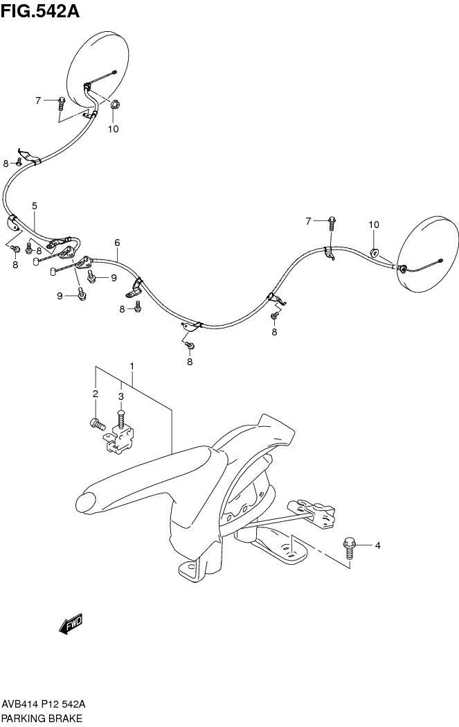 FIG.542A PARKING BRAKE 
