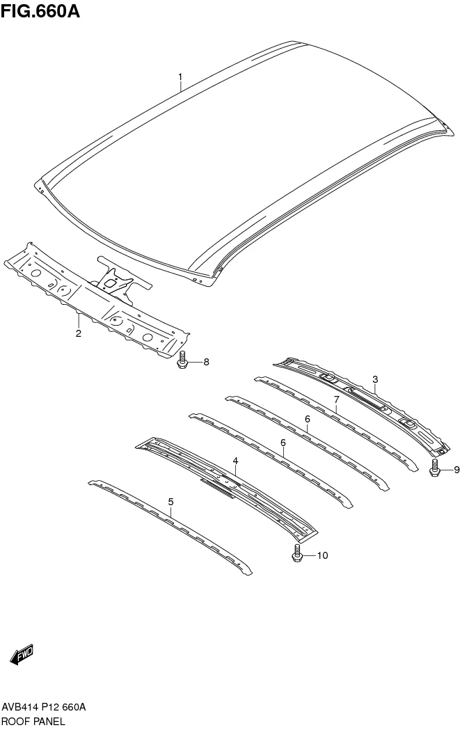 FIG.660A ROOF PANEL