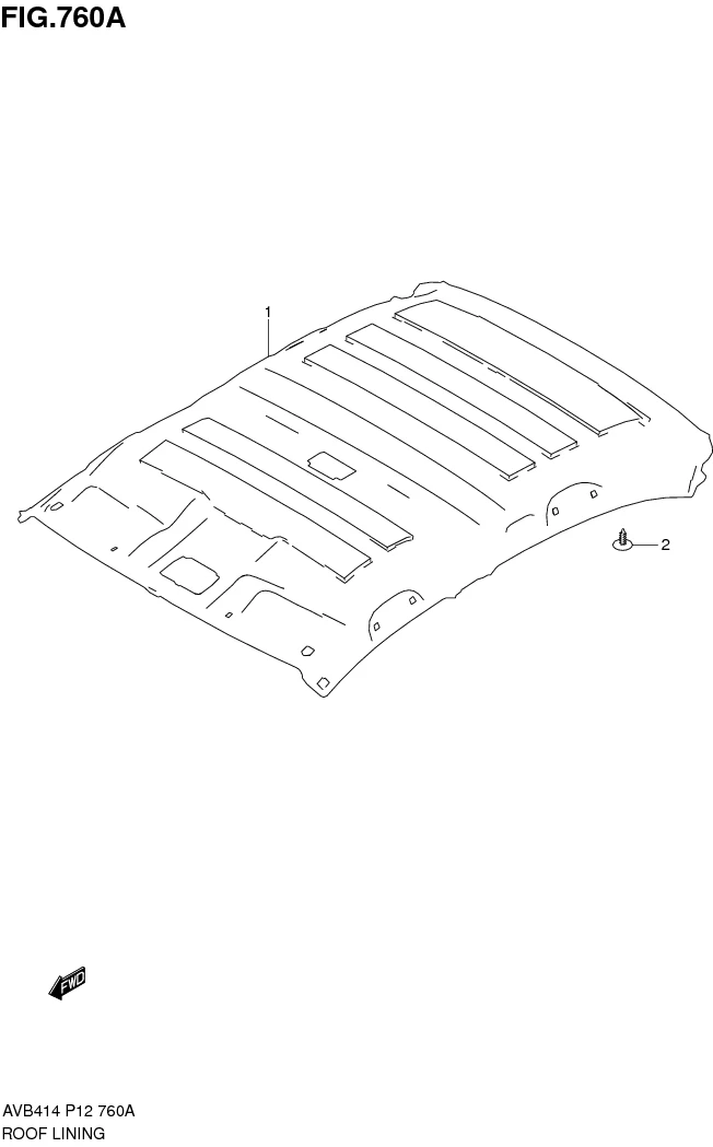 FIG.760A ROOF LINING 