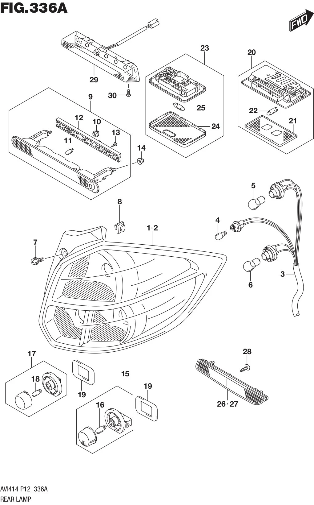 FIG.336A REAR LAMP