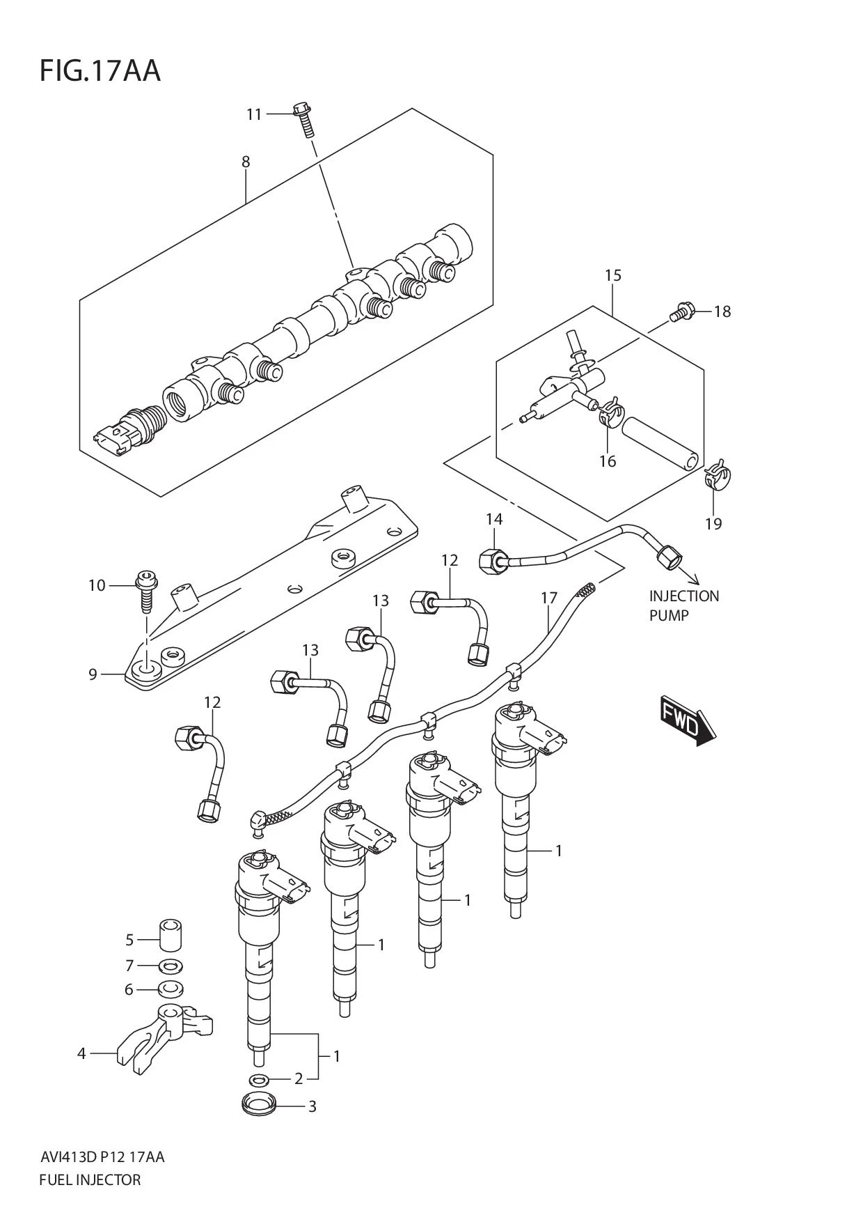 FIG.17AA FUEL INJECTOR
