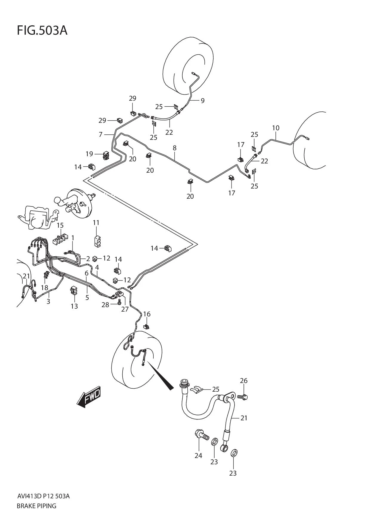 FIG.503A BRAKE PIPING