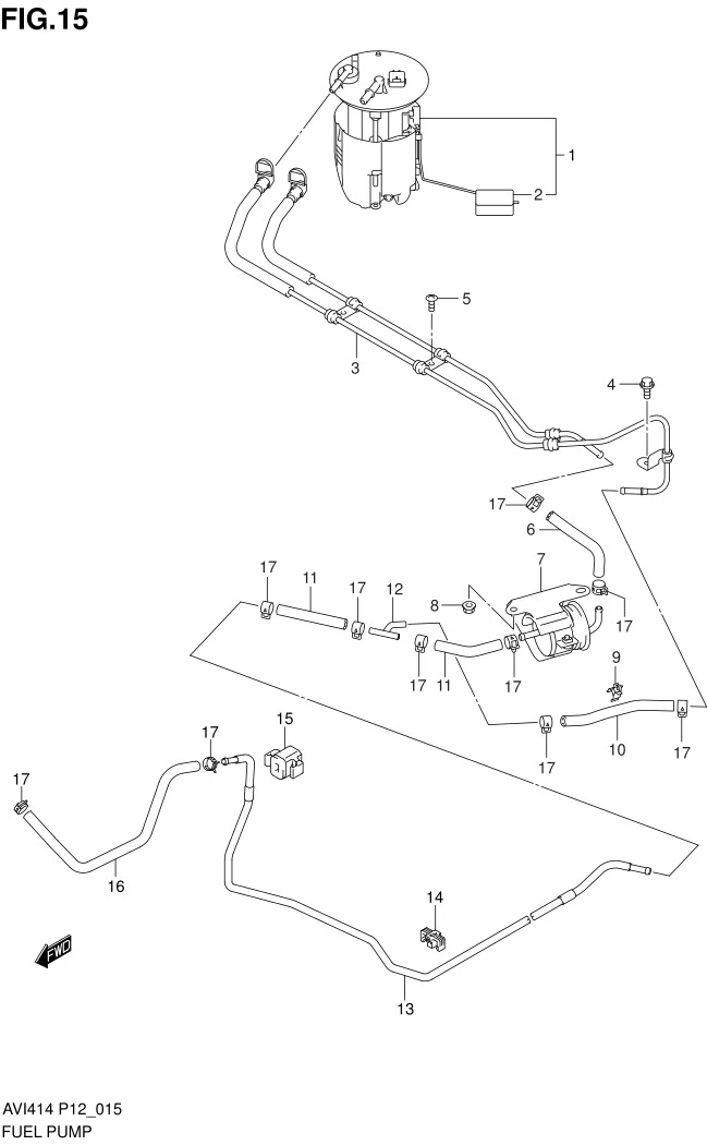 FIG.15 FUEL PUMP