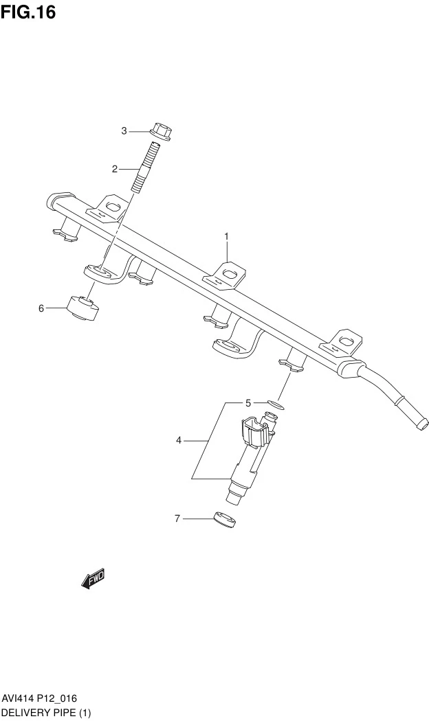 FIG.16 DELIVERY PIPE (TYPE 1,TYPE 2)