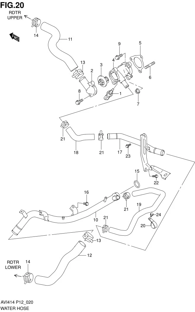 FIG.20 WATER HOSE