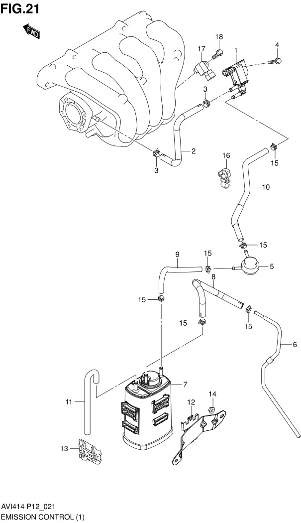 FIG.21 EMISSION CONTROL (TYPE 1,TYPE 2)