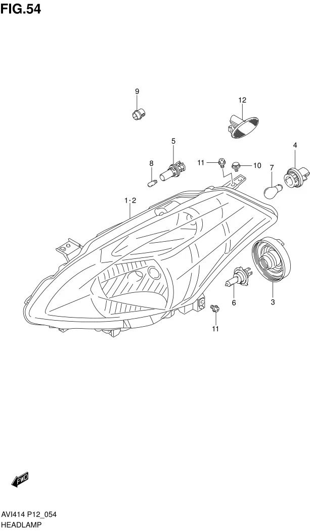 FIG.54 HEADLAMP