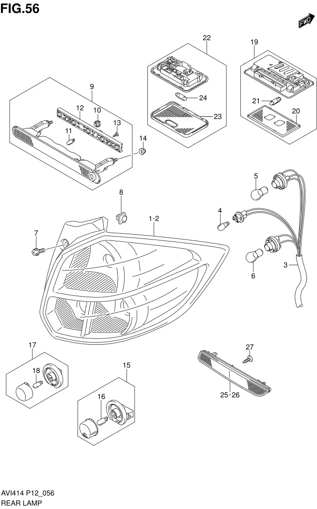 FIG.56 REAR LAMP