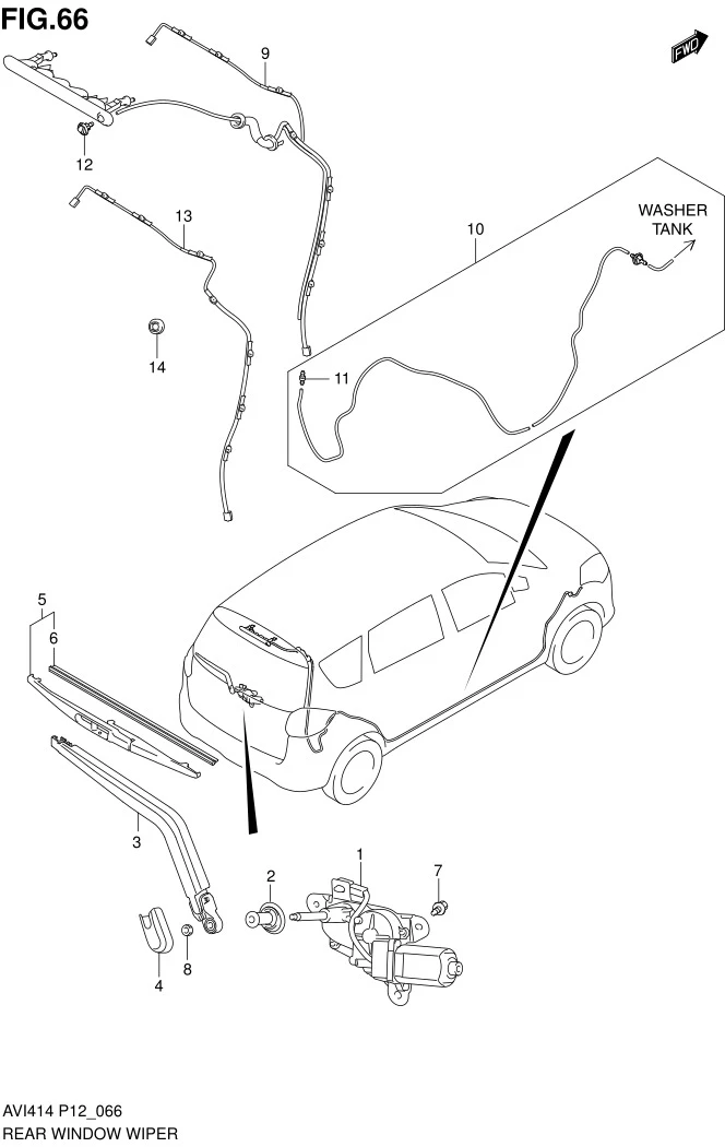 FIG.66 REAR WINDOW WIPER