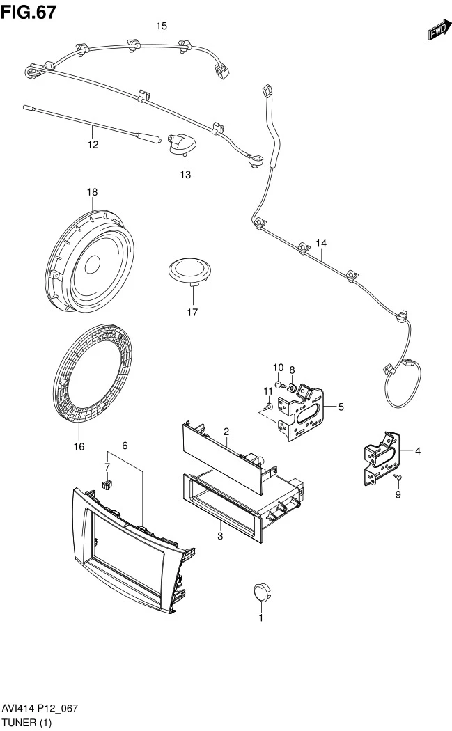 FIG.67 TUNER (GA)