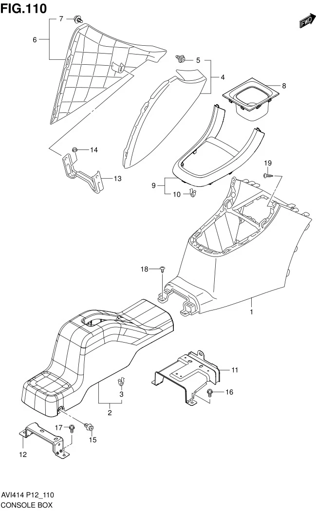 FIG.110 CONSOLE BOX
