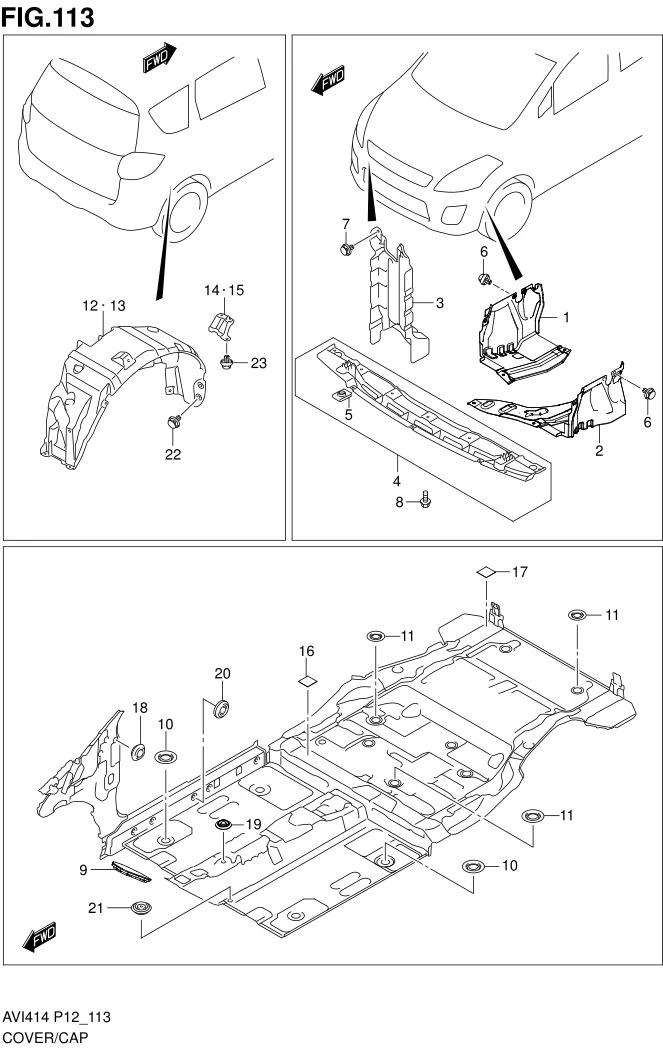 FIG.113 COVER/CAP