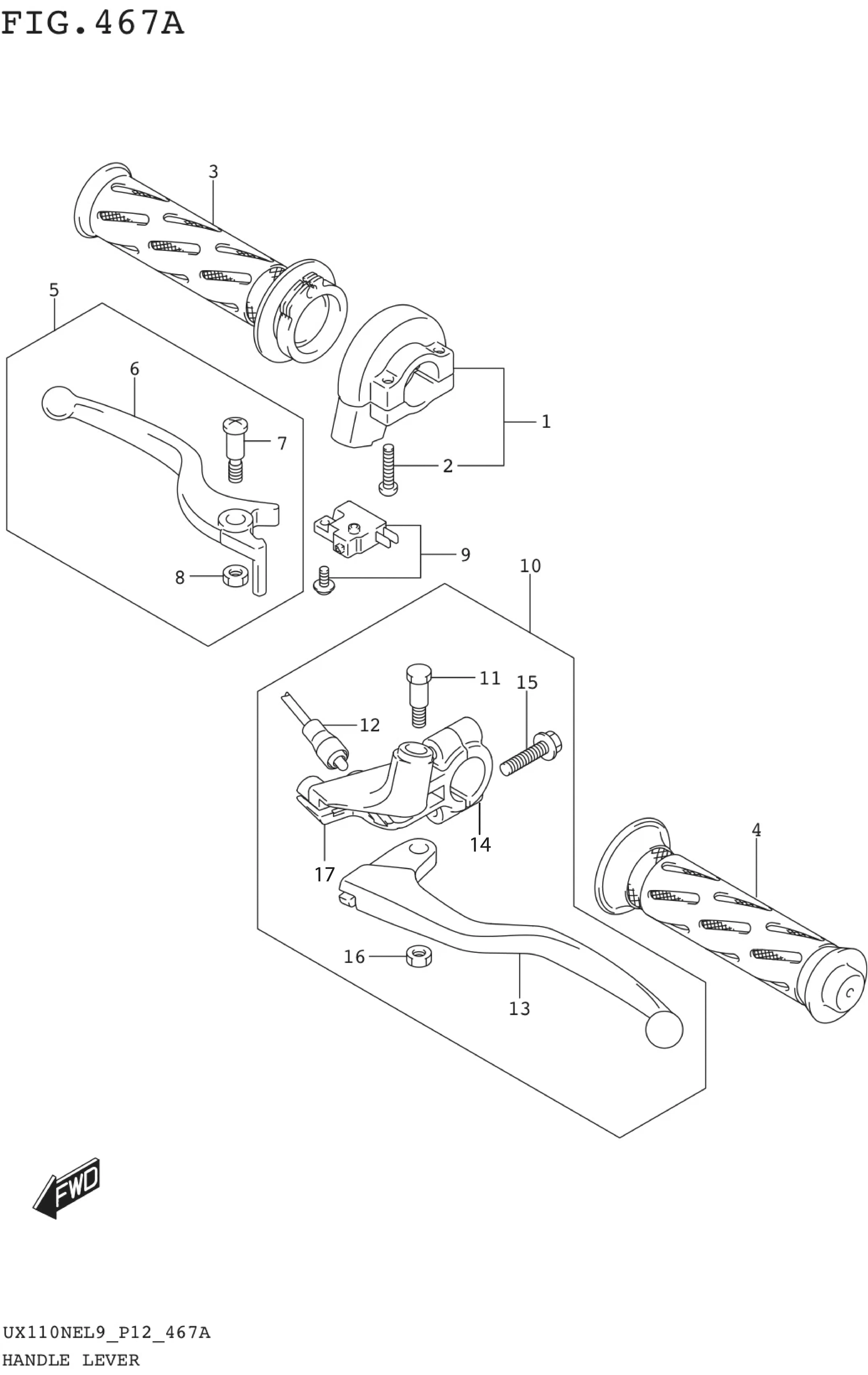 FIG. 467A HANDLE LEVER