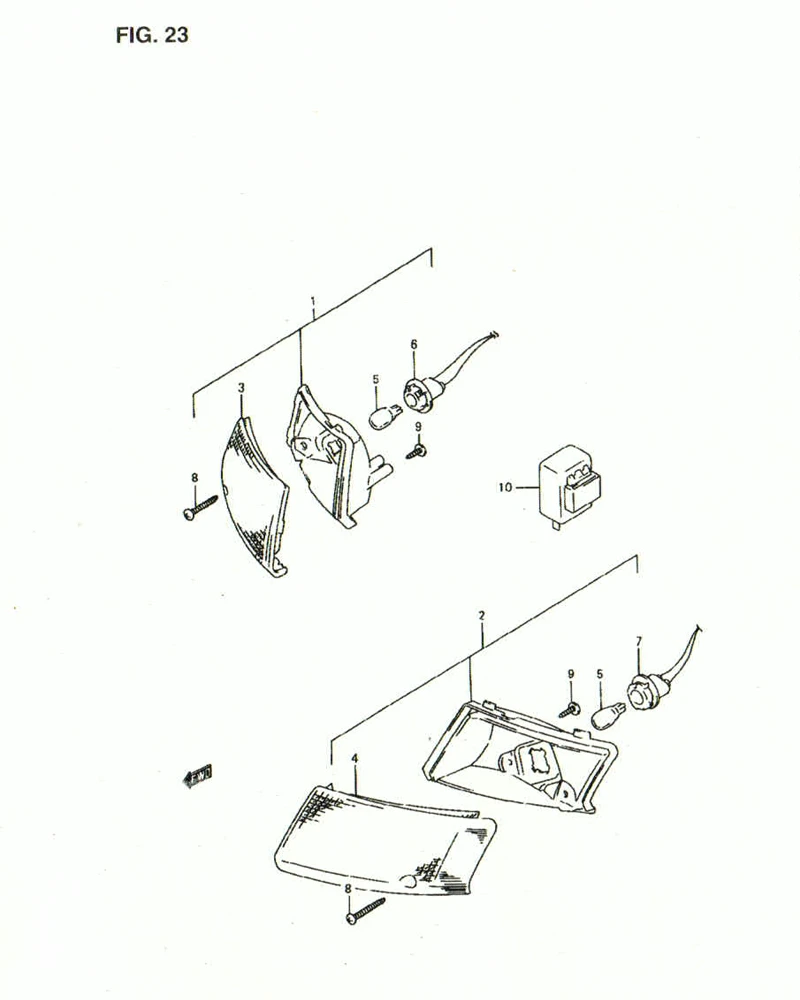 FIG. 23 TURNSIGNAL LAMP