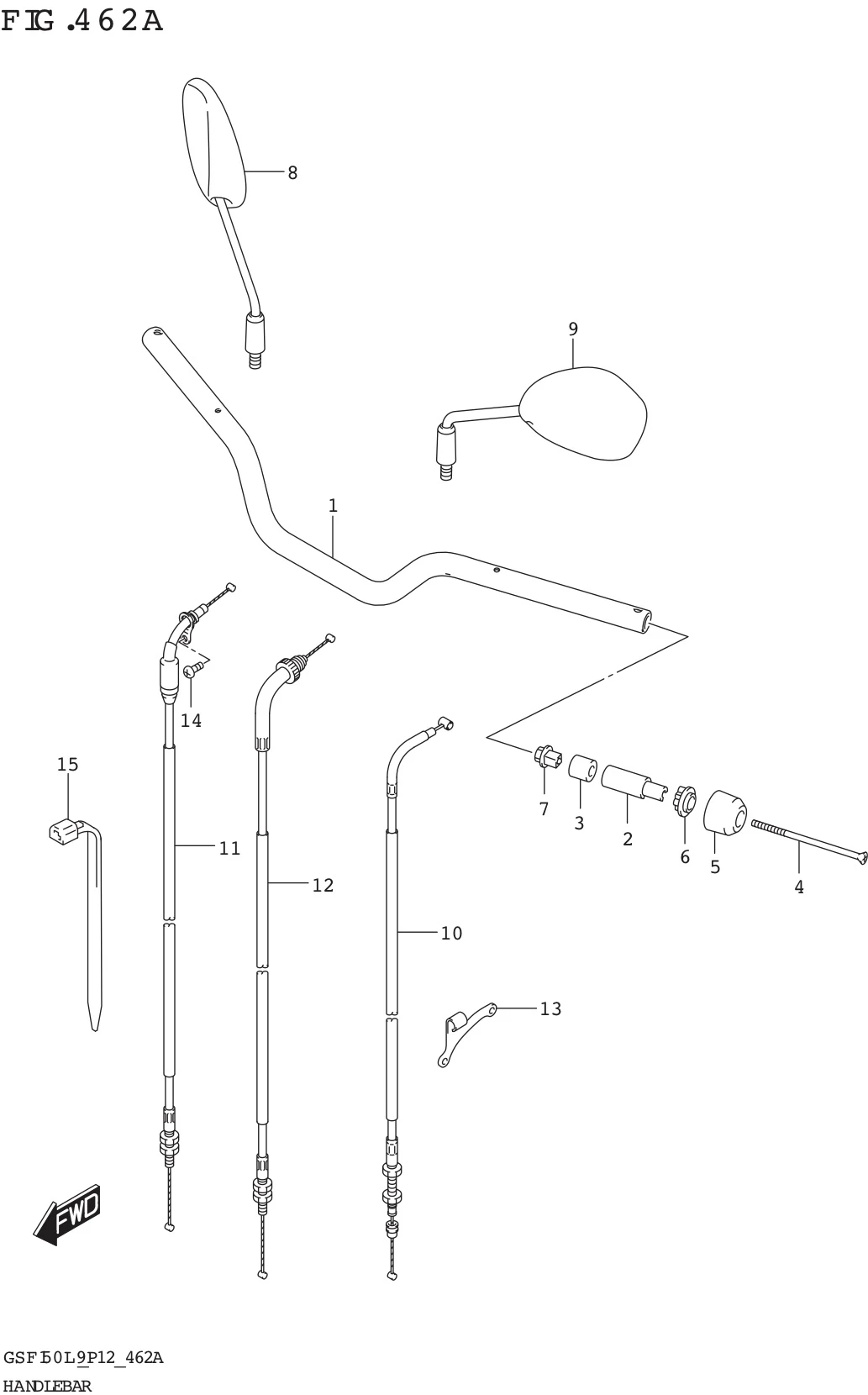 FIG. 462A HANDLEBAR