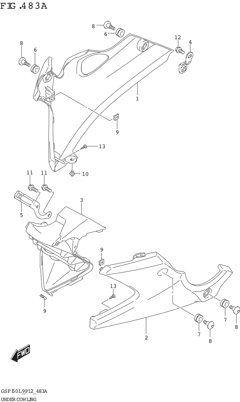FIG. 483A UNDER COWLING