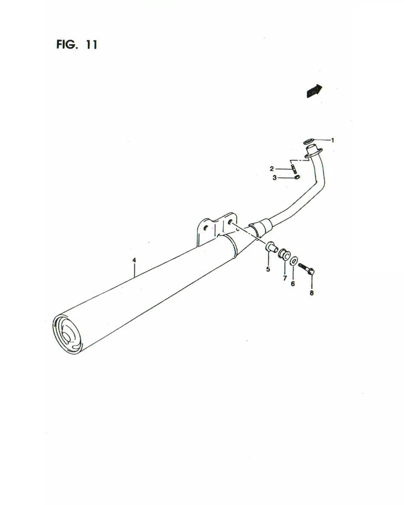FIG. 11 MUFFLER