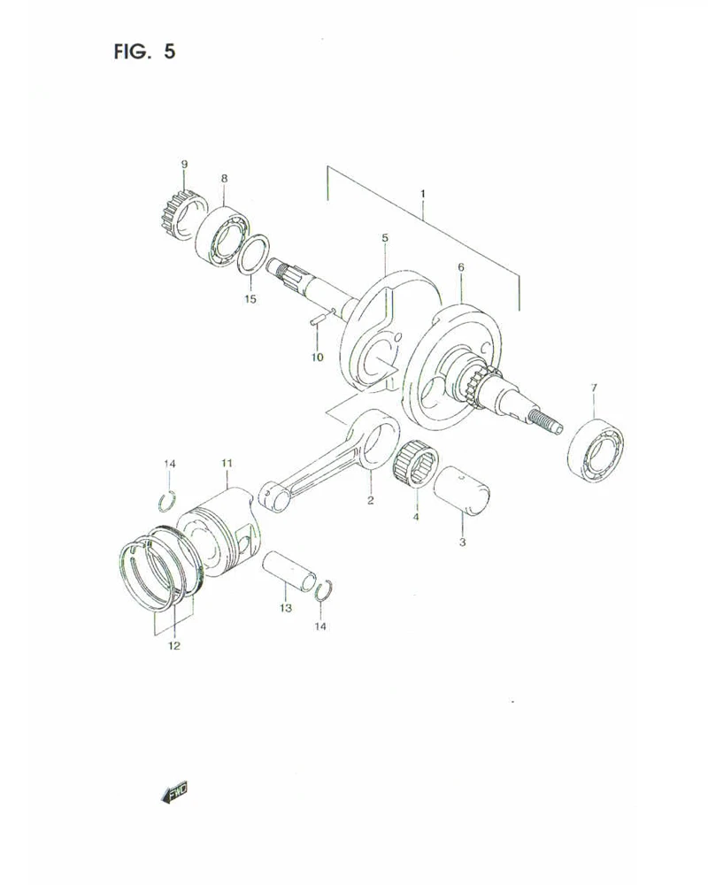 FIG. 5 CRANKSHAFT