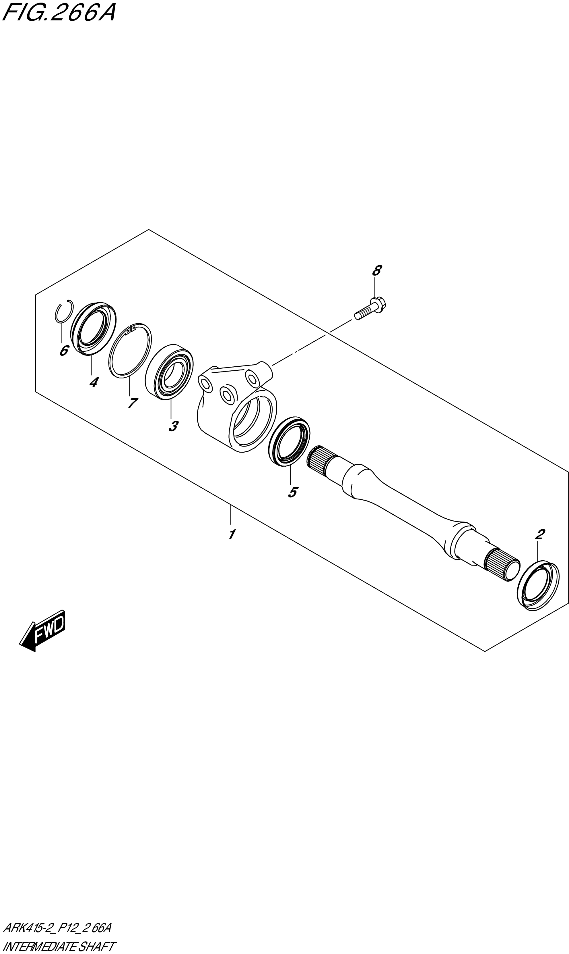 FIG.226A-INTERMEDIATE SHAFT (5MT)
