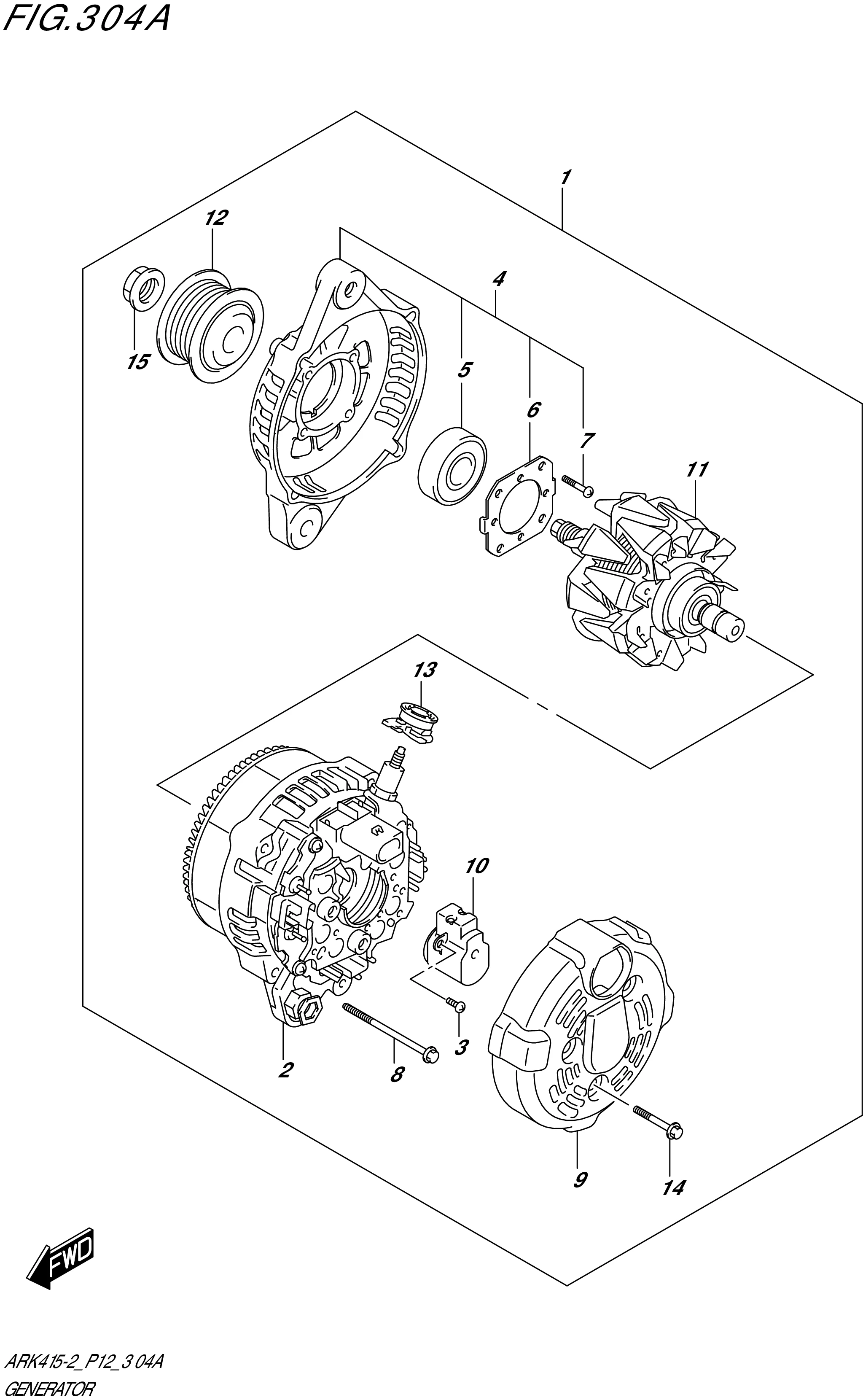 FIG.304A-STARTING MOTOR