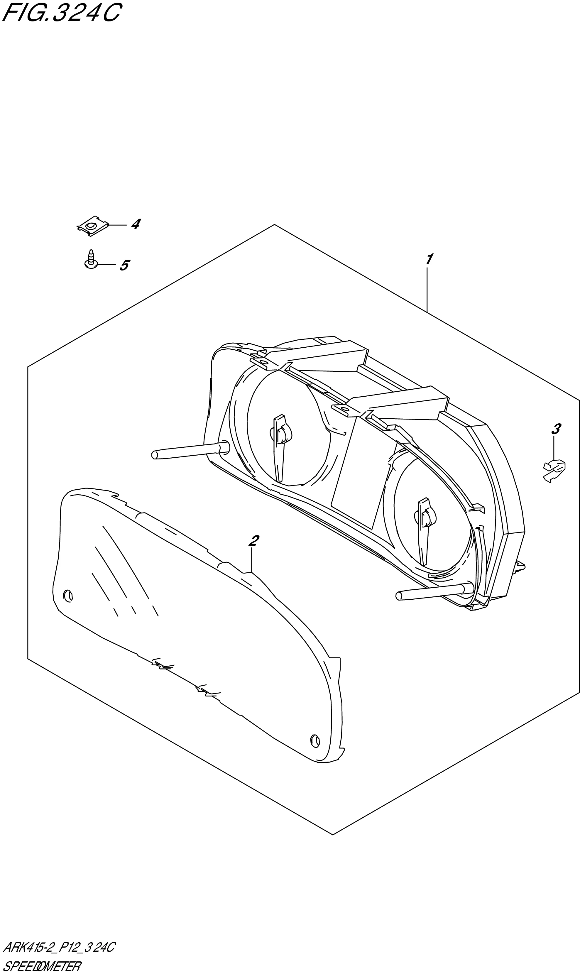 FIG.324C-SPEEDOMETER (GL:4AT)