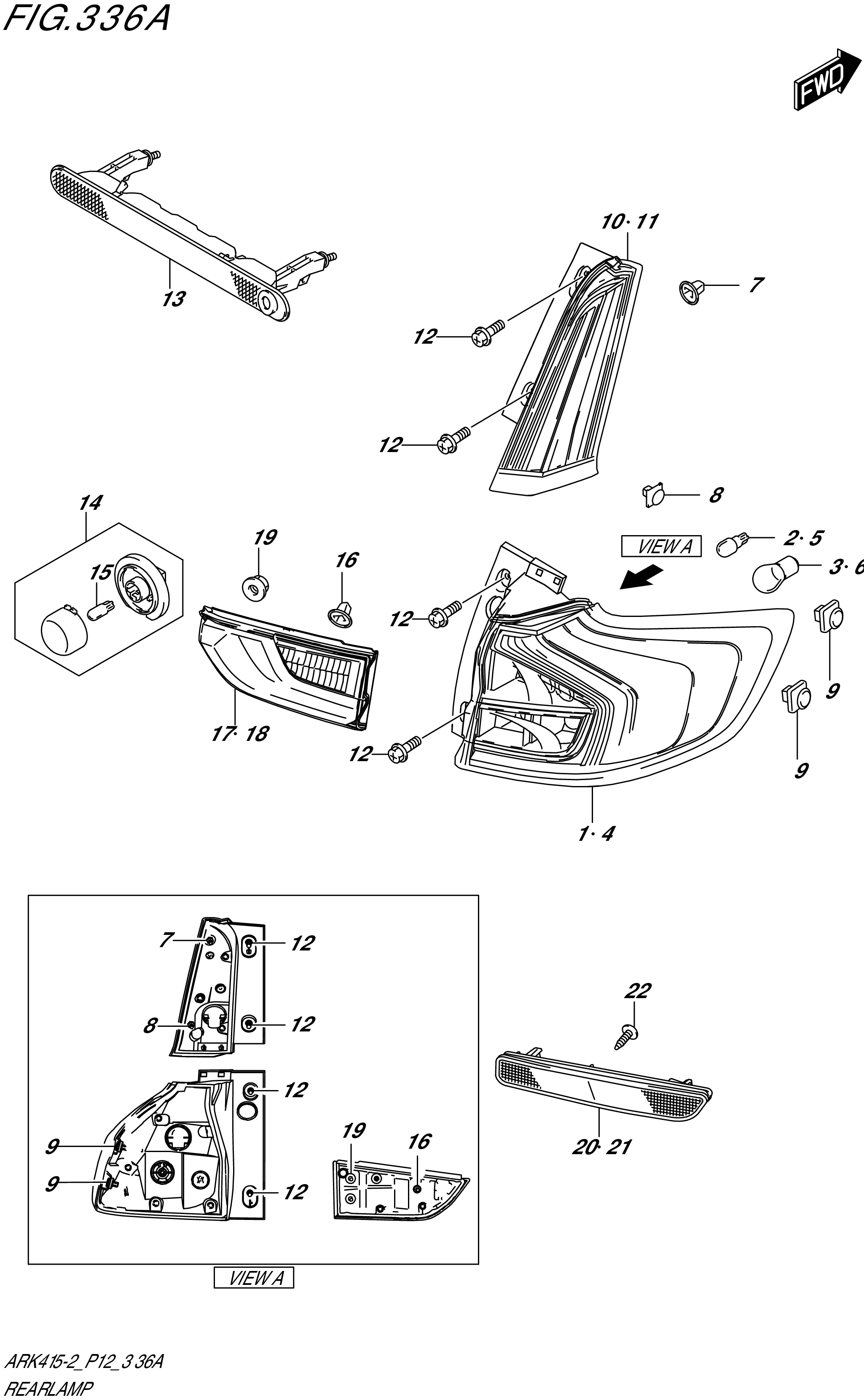 FIG.336A-REAR LAMP