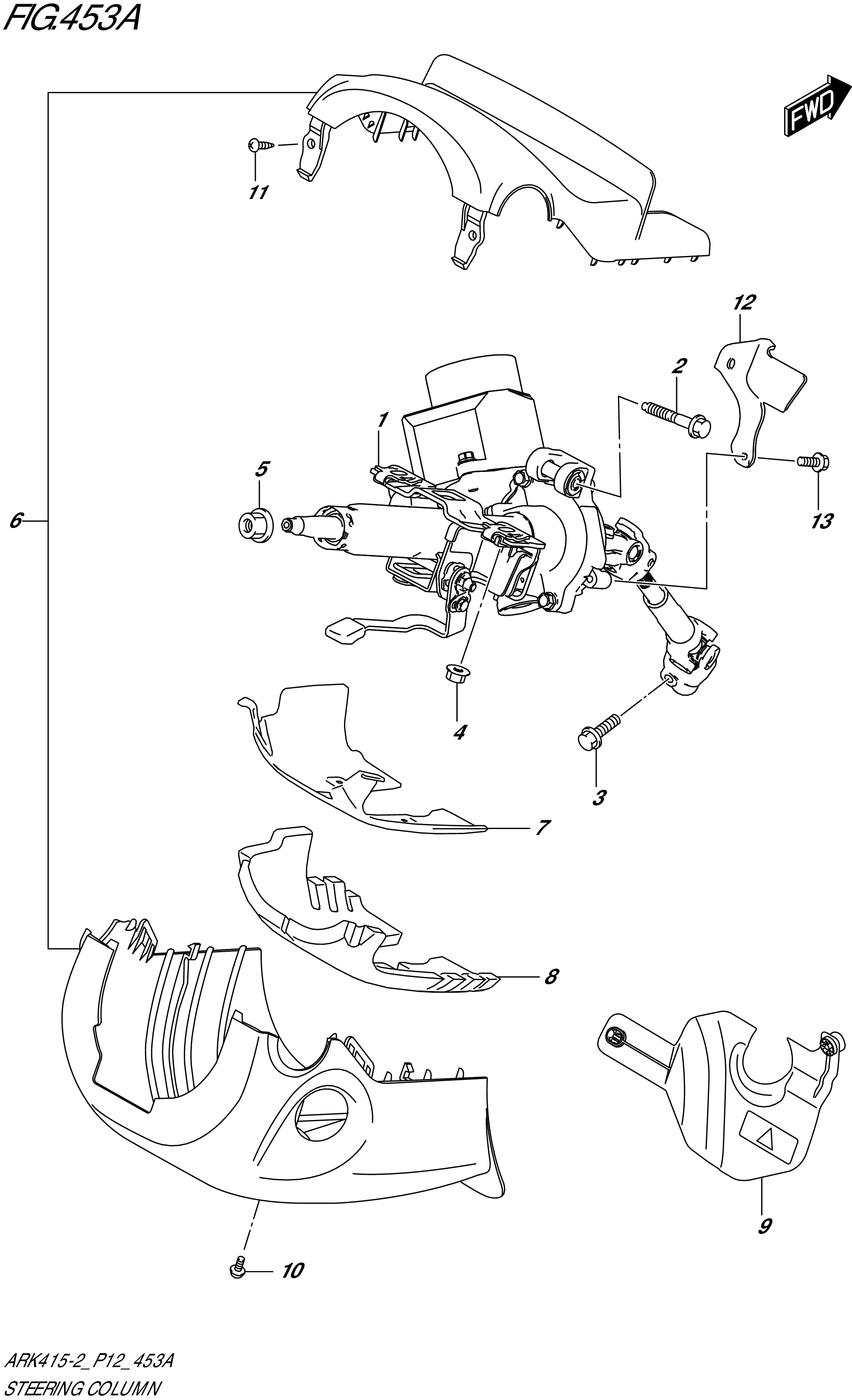 FIG.453A-STEERING COLUMN (N_PU_STA)