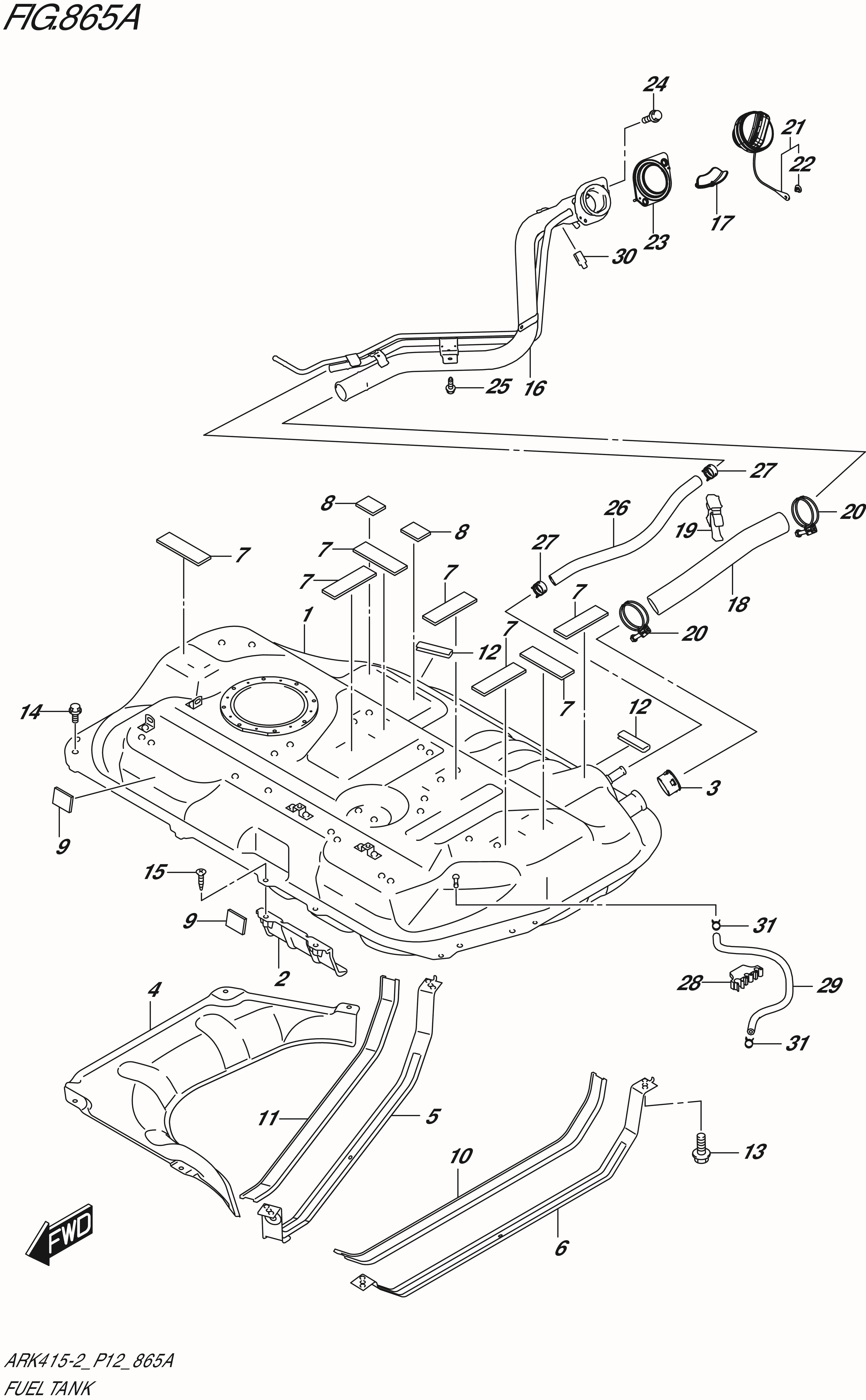 FIG. 865A - FUEL TANK