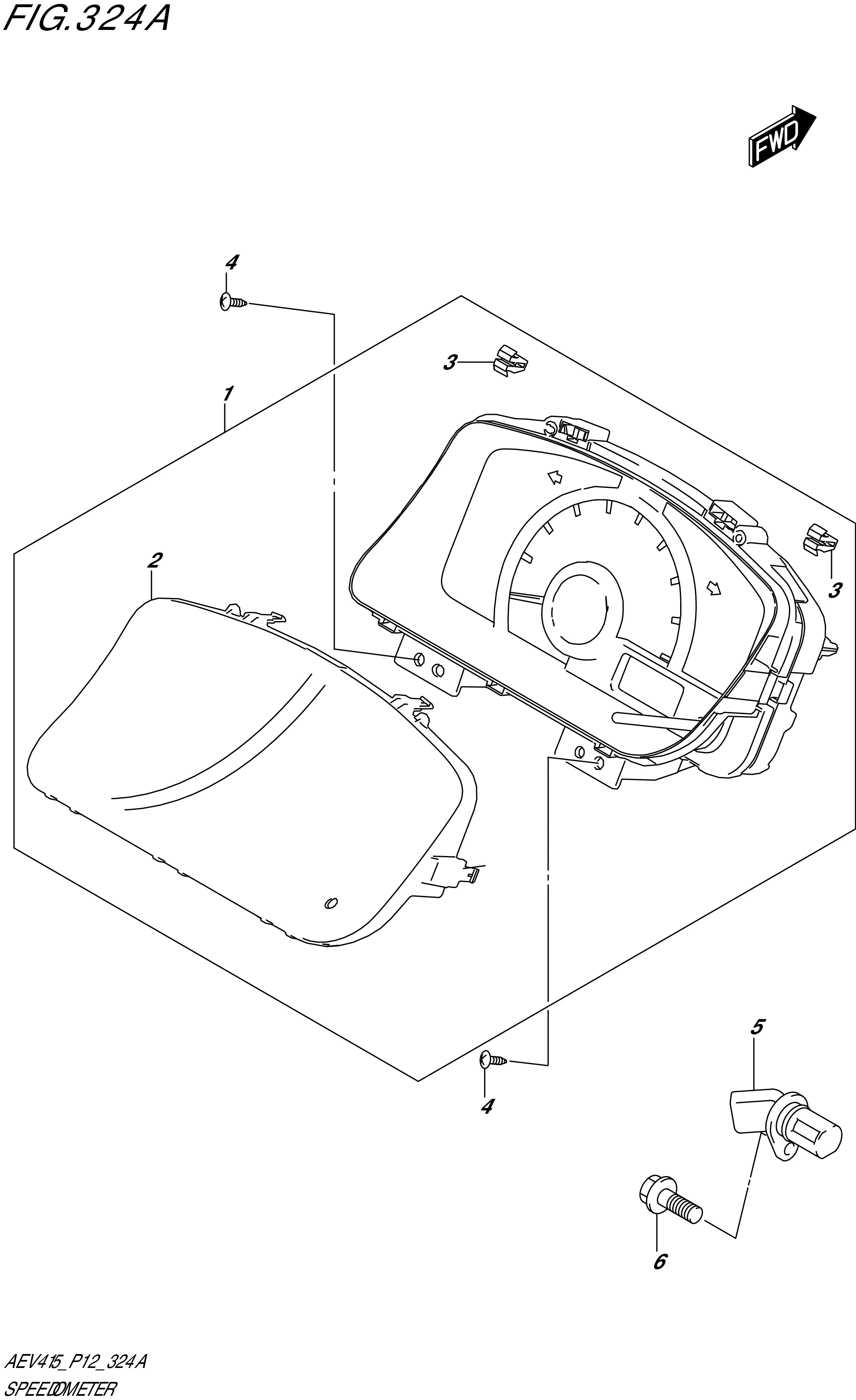 FIG. 324A- SPEEDOMETER