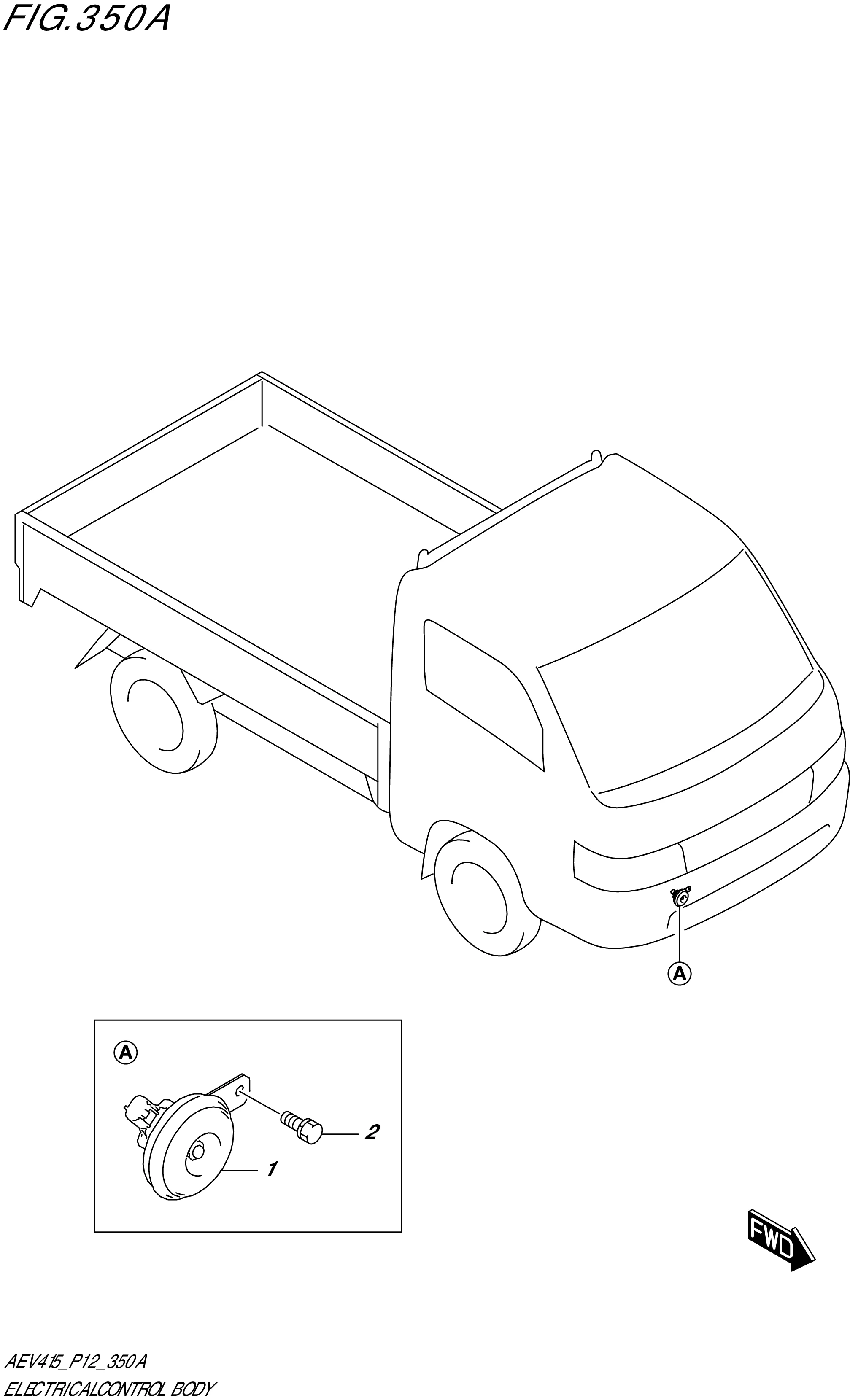FIG. 350A- ELECTRICAL CONTROL BODY