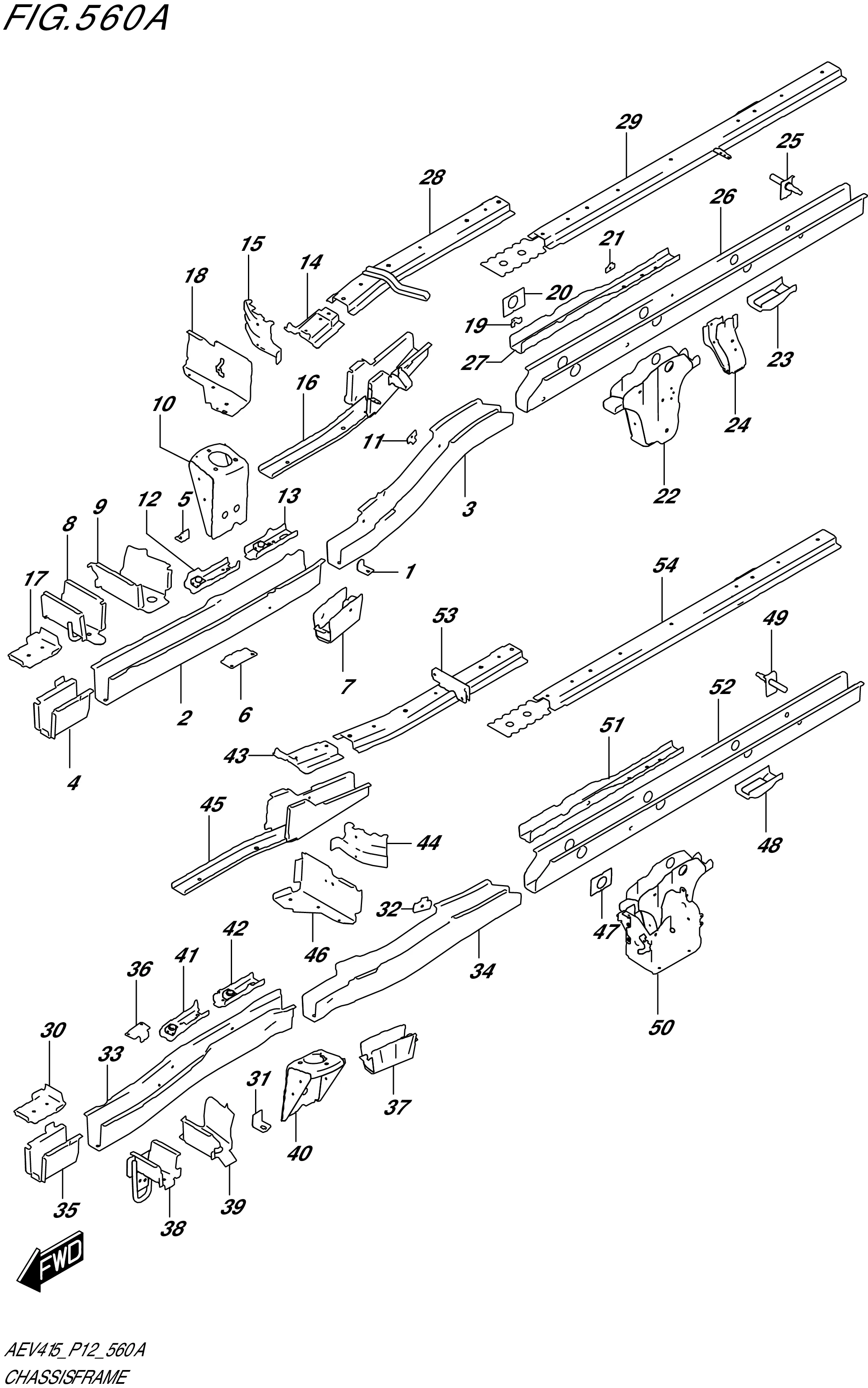 FIG. 560A - CHASSIS FRAME