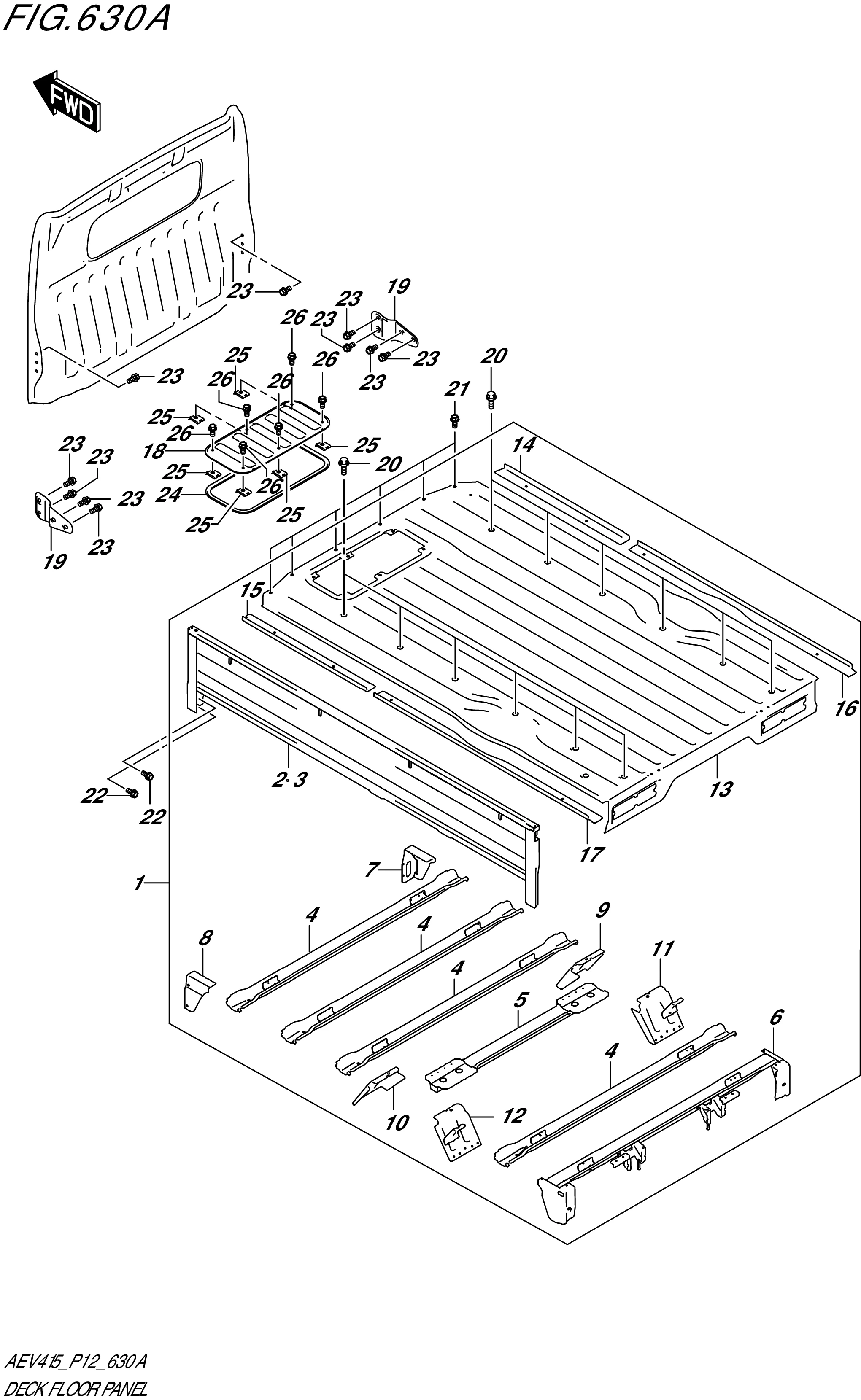 FIG. 630A - DECK FLOOR PANEL (SIG_GTBD)