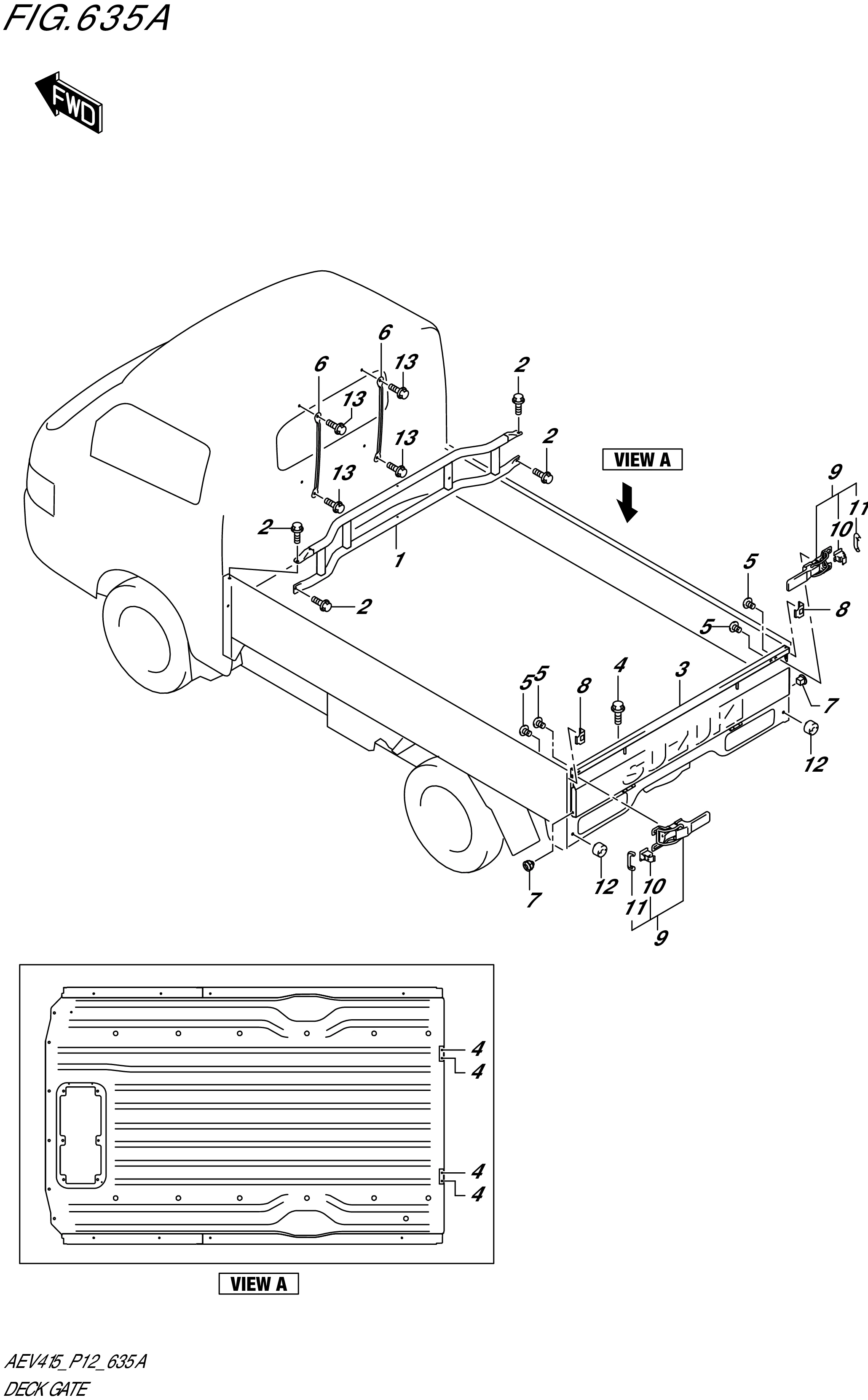 FIG. 635A - DECK GATE (SIG_GTBD)