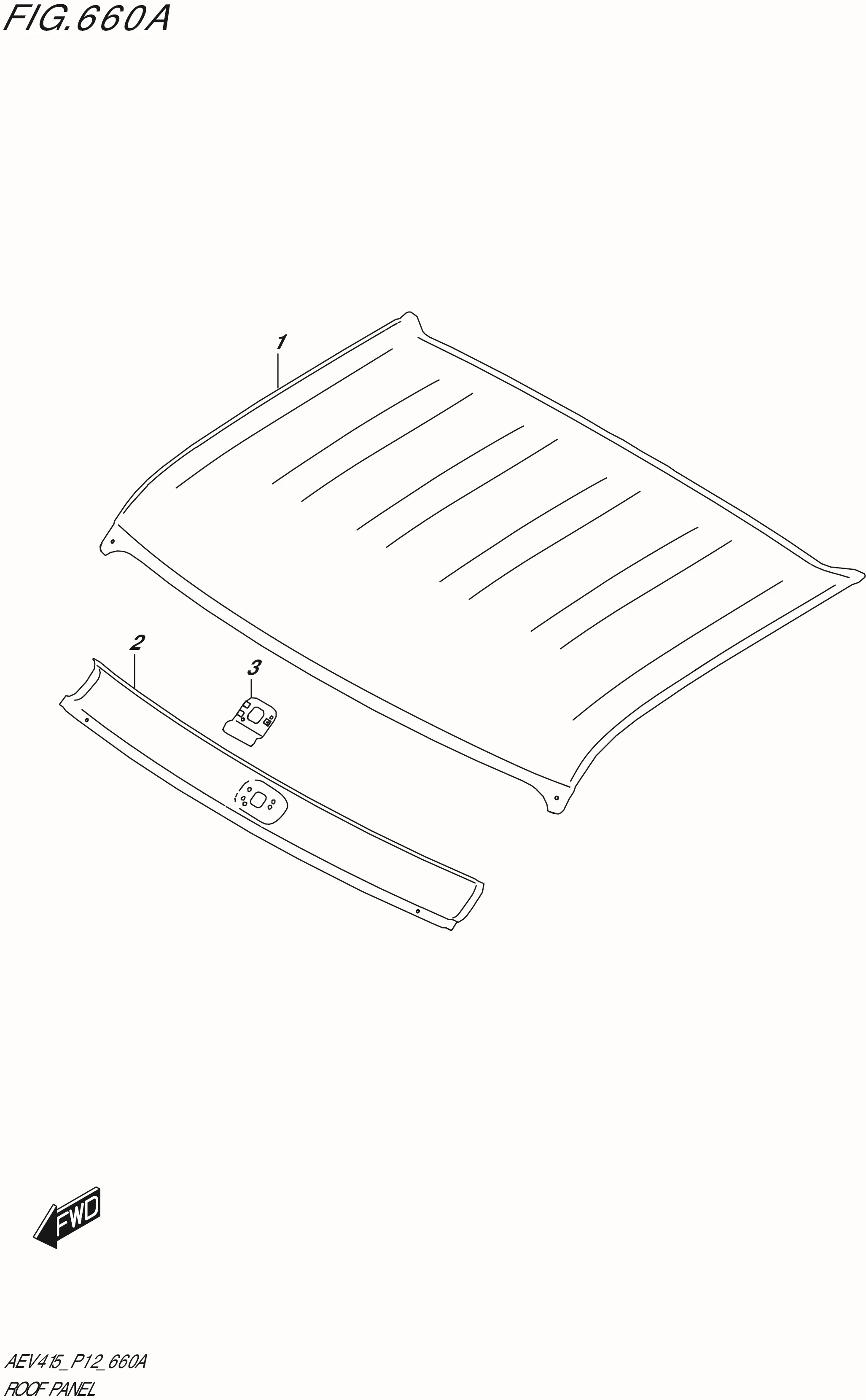 FIG. 660A - ROOF PANEL