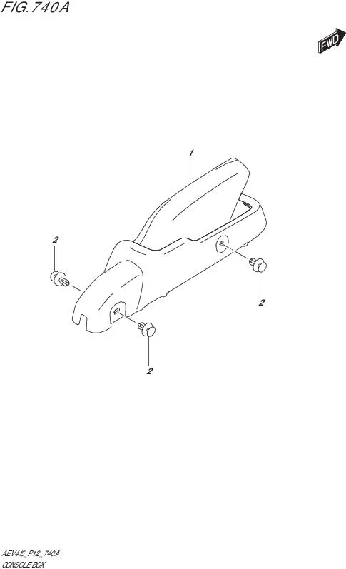 FIG. 740A - CONSOLE BOX