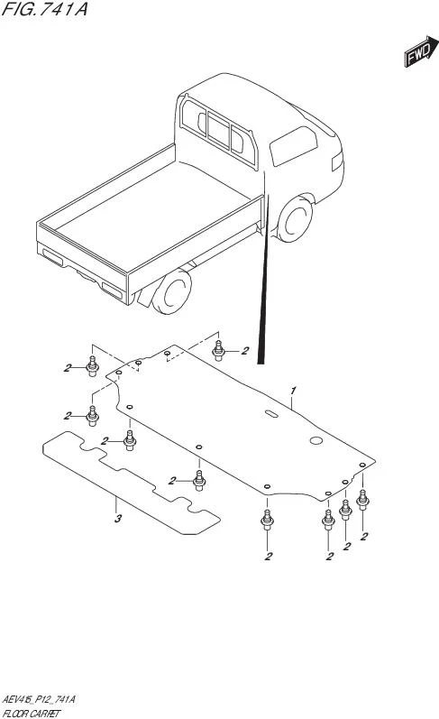 FIG. 741A - FLOOR CARPET
