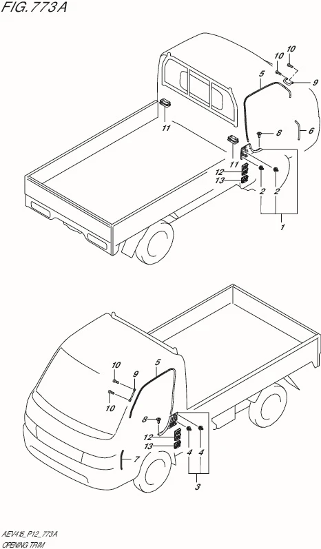 FIG. 773A - OPENING TRIM
