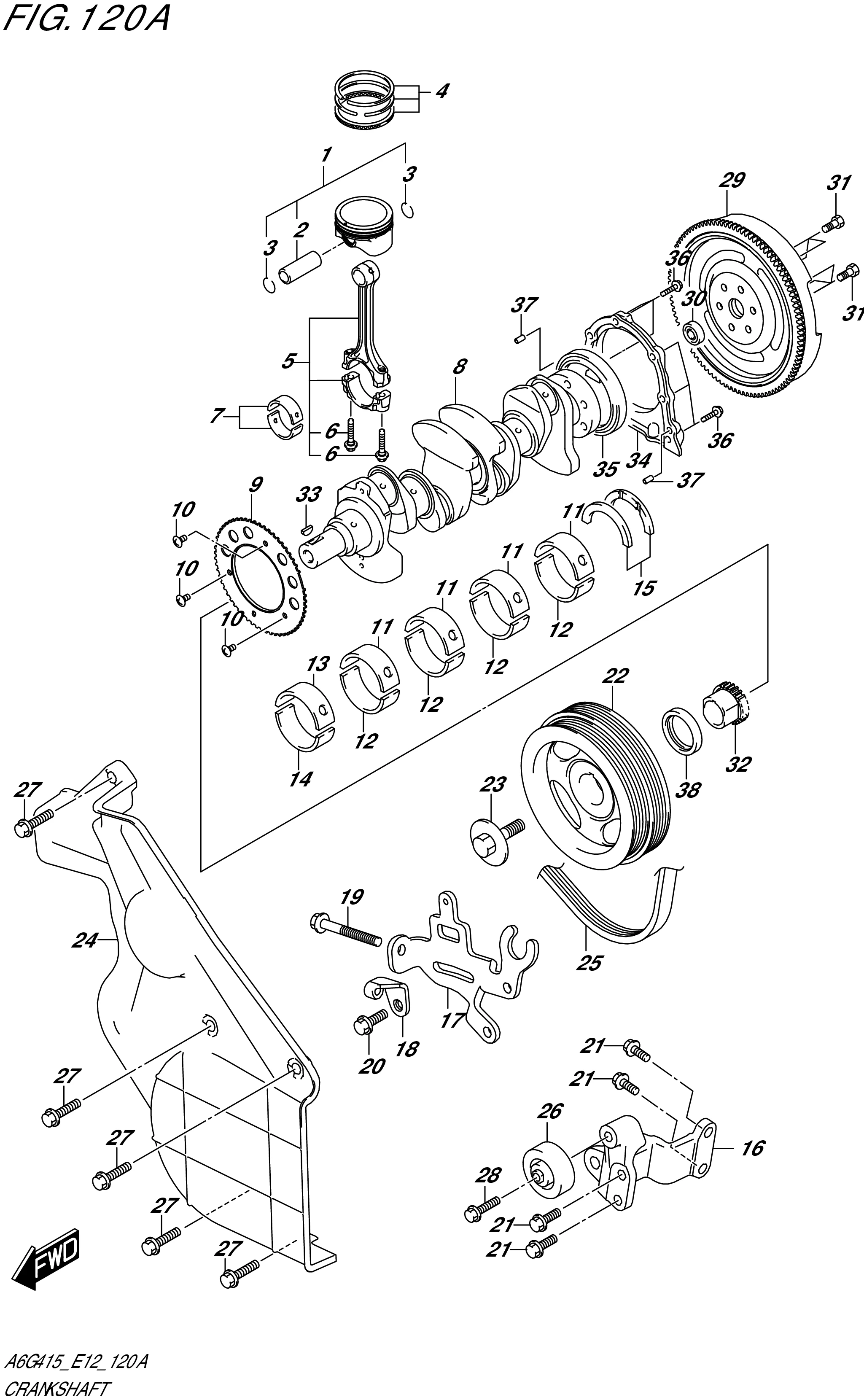 FIG. 120A - CRANKSHAFT