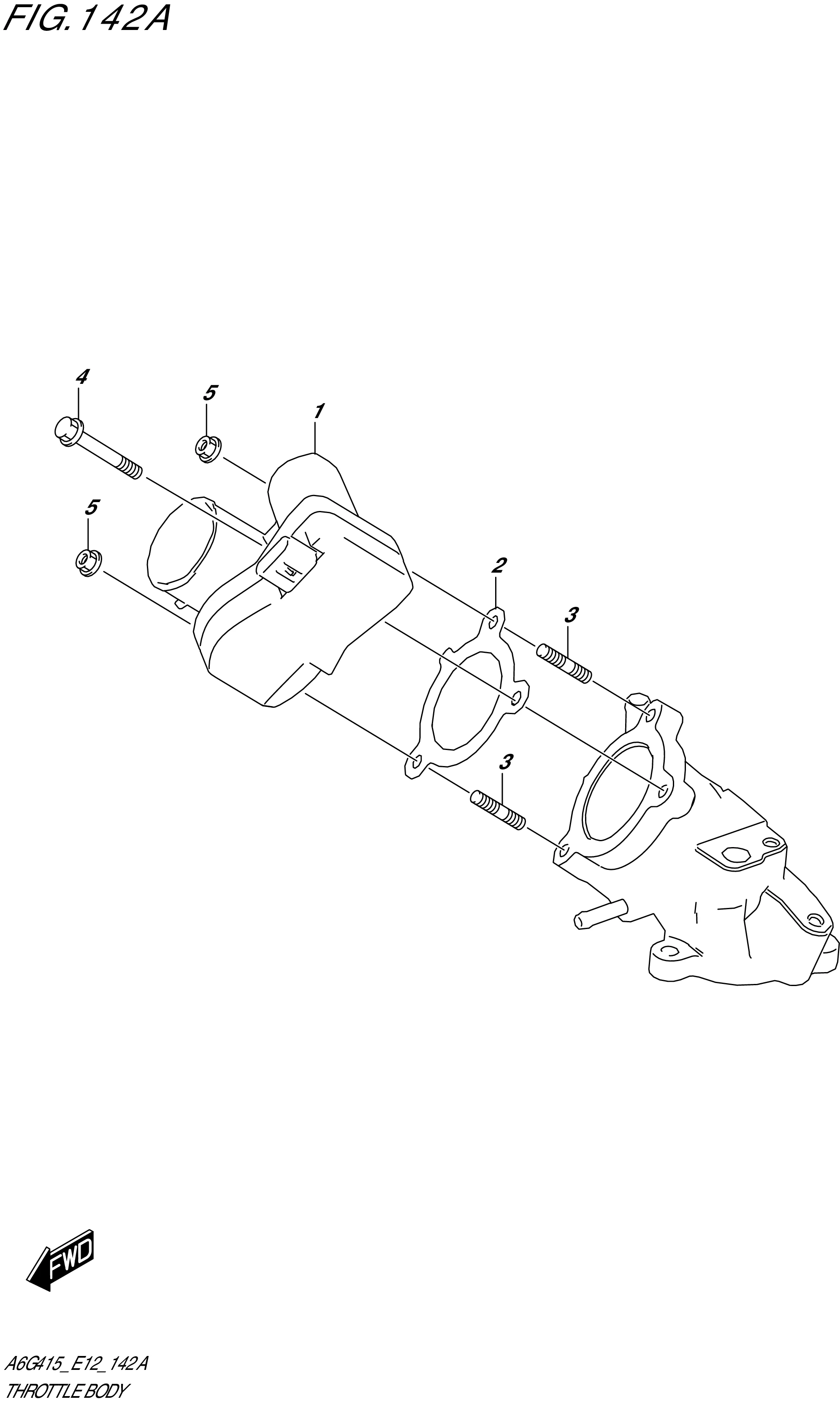 FIG. 142A - THROTTLE BODY