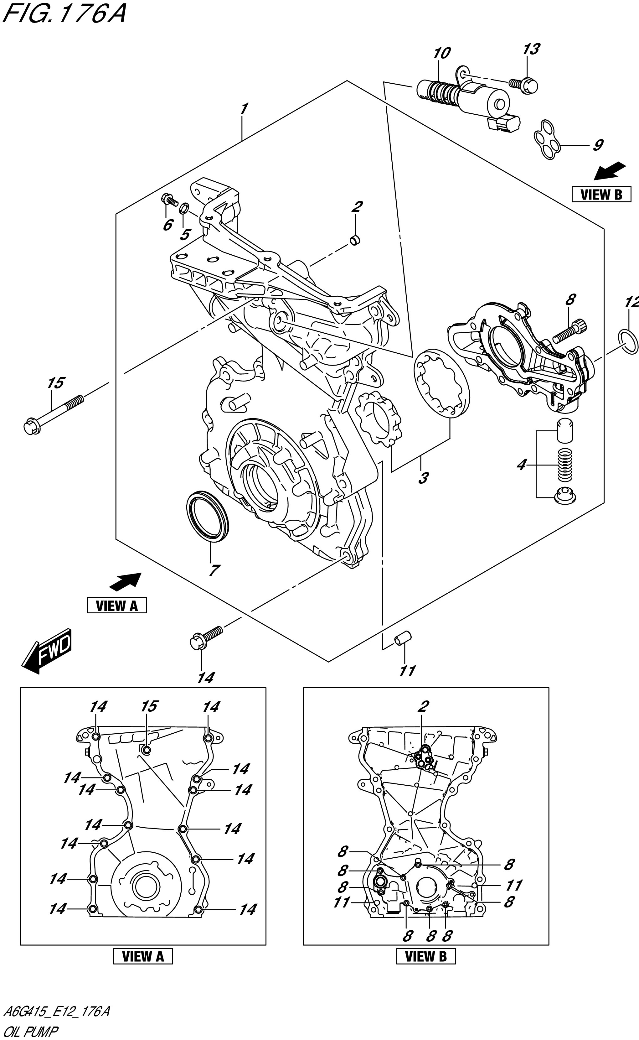 FIG. 176A - OIL PUMP 