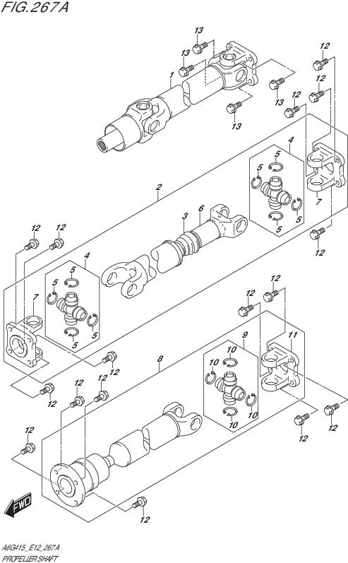 FIG.267A-PROPELLER SHAFT
