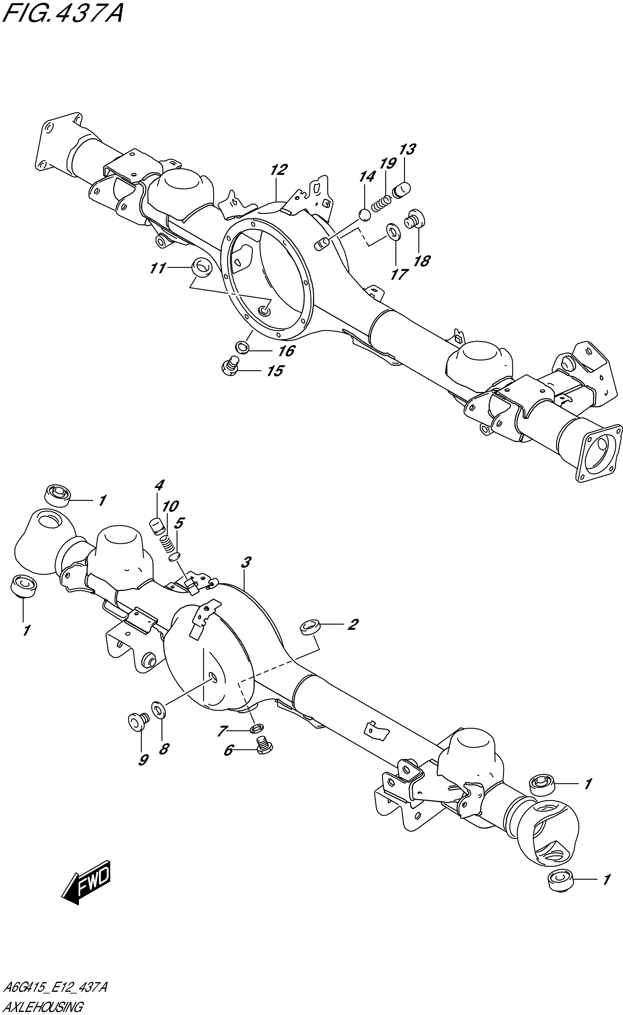 FIG. 437A- AXLE HOUSING