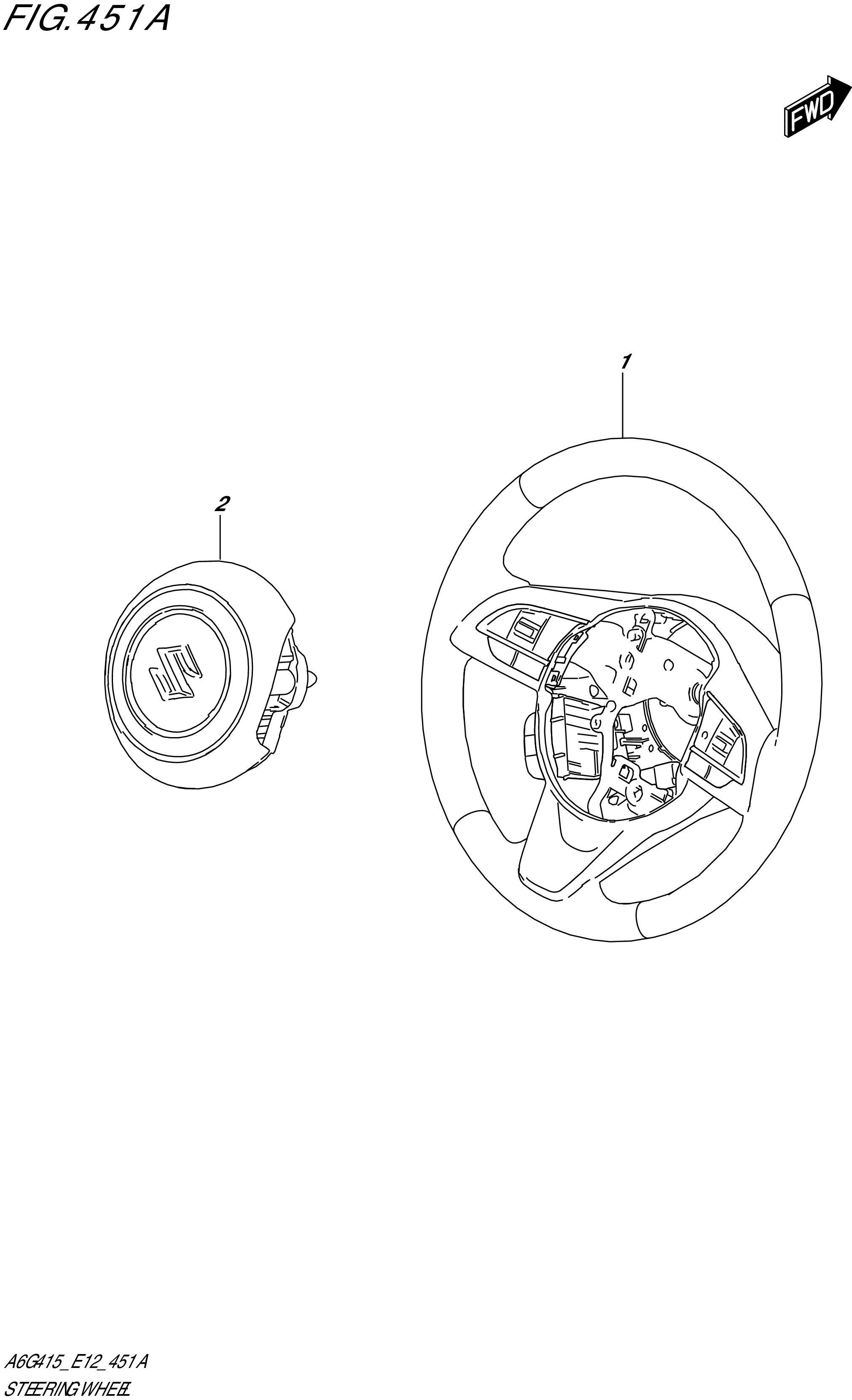 FIG. 451A- STEERING WHEEL