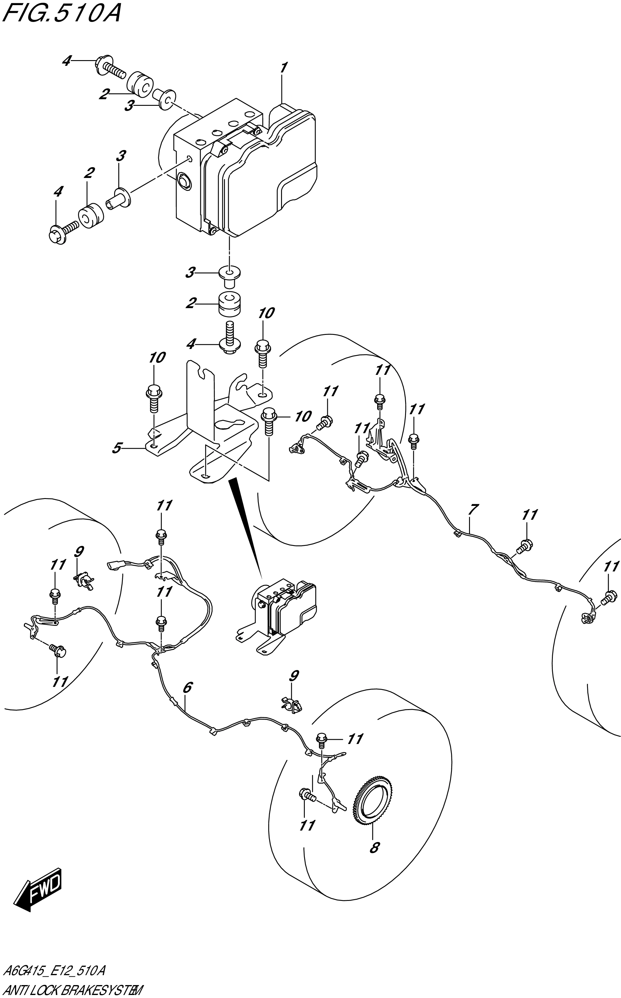FIG. 510A- ANTI LOCK BRAKE SYSTEM