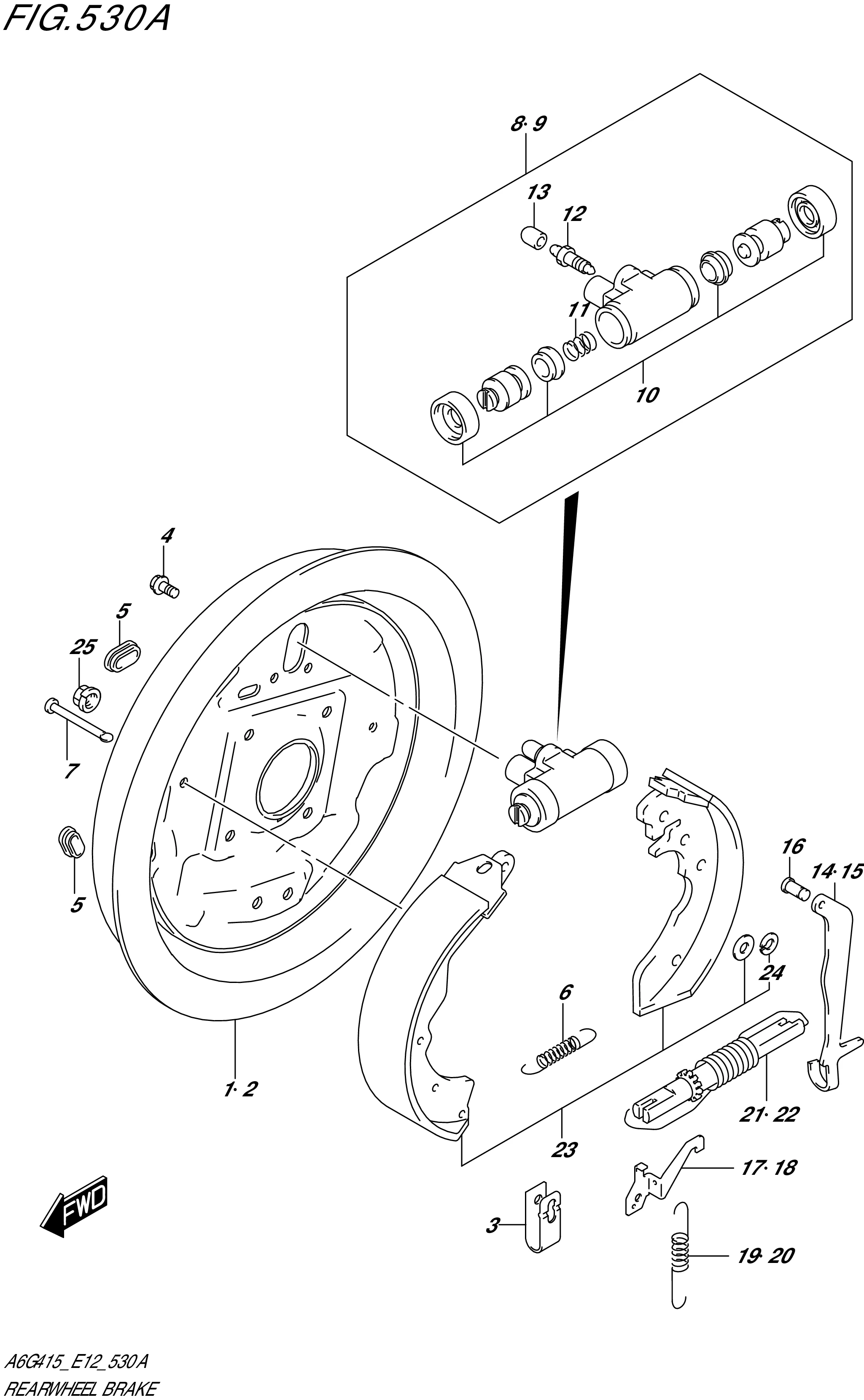 FIG. 530A- REAR WHEEL BRAKE